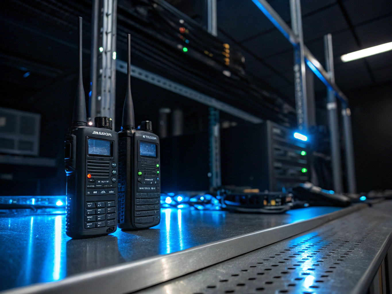 In-building emergency communications infrastructure equipment rack