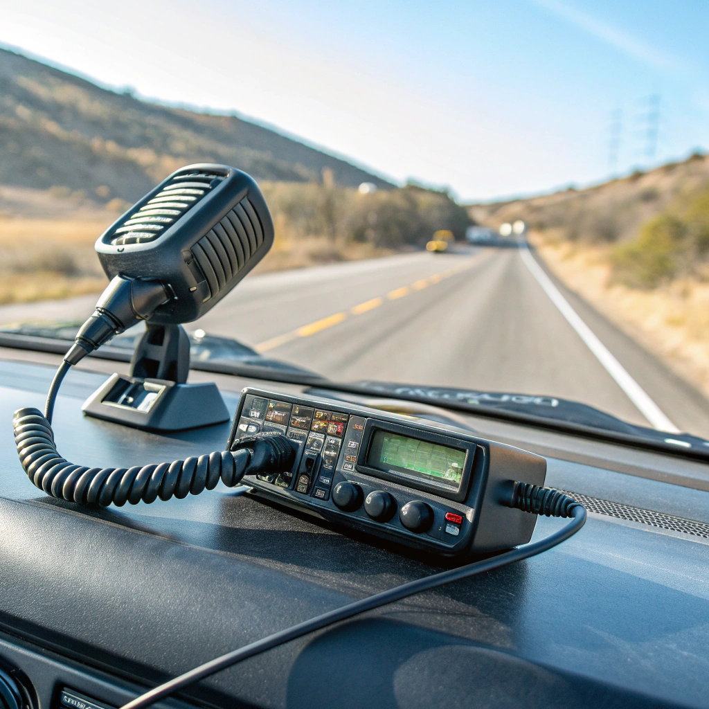 Commercial vehicle mobile radio unit