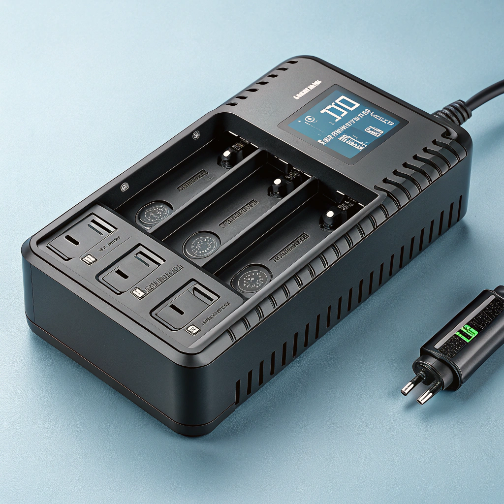 Multi-bay radio rapid charger station